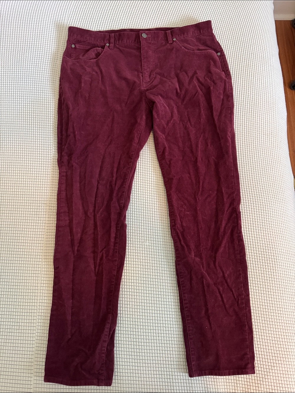 Brooks Brothers Corduroy Pants in Deep Wine